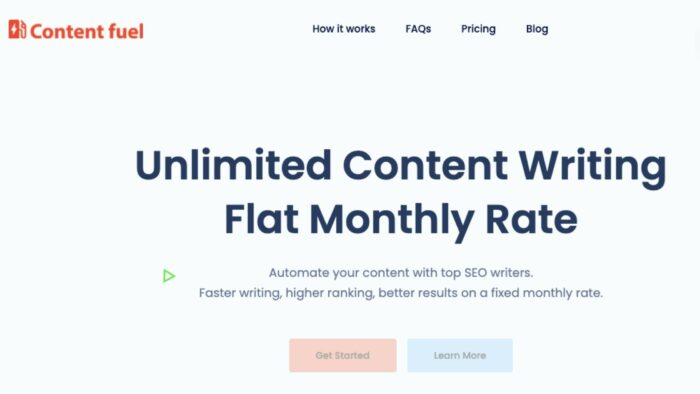 Content Fuel Review – Unlimited Content Writing Service